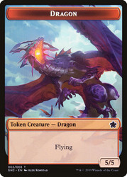 {Dragon Token} (5/5) // {Zombie Token}\nGame Night: 2019\nSingle\nMagic The Gathering