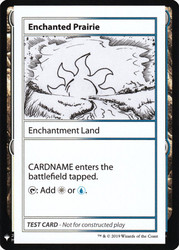 Enchanted Prairie\nMystery Booster - Test Cards (Symbol)\nSingle\nMagic The Gathering