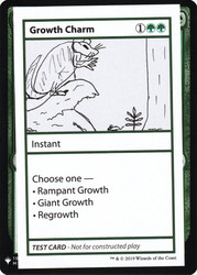Growth Charm\nMystery Booster - Test Cards (Symbol)\nSingle\nMagic The Gathering
