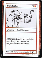 High Troller\nMystery Booster - Test Cards (Symbol)\nSingle\nMagic The Gathering