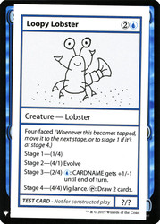 Loopy Lobster\nMystery Booster - Test Cards (Symbol)\nSingle\nMagic The Gathering