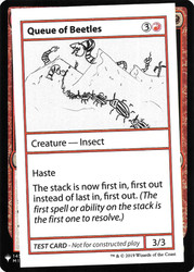 Queue of Beetles\nMystery Booster - Test Cards (Symbol)\nSingle\nMagic The Gathering