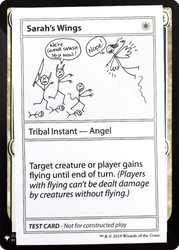 Sarah's Wings\nMystery Booster - Test Cards (Symbol)\nSingle\nMagic The Gathering
