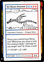 Sliv-Mizzet, Hivemind\nMystery Booster - Test Cards (Symbol)\nSingle\nMagic The Gathering