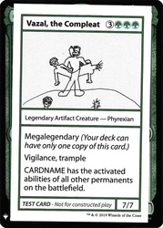 Vazal, the Compleat\nMystery Booster - Test Cards (Symbol)\nSingle\nMagic The Gathering