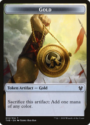 {Gold Token}\nTheros Beyond Death\nSingle\nMagic The Gathering