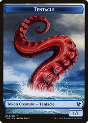 {Tentacle Token}\nTheros Beyond Death\nSingle\nMagic The Gathering