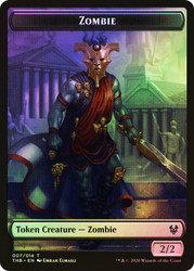 {Zombie Token} // {Satyr Token}\nTheros Beyond Death\nSingle\nMagic The Gathering