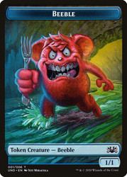 {Beeble Token} // {Squirrel Token}
Unsanctioned
Single
Magic: The Gathering