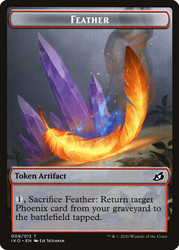{Feather Token}\nIkoria: Lair of Behemoths\nSingle\nMagic The Gathering