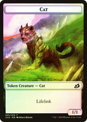 {Cat Token} // {Human Soldier Token} (#04)\nIkoria: Lair of Behemoths\nSingle\nMagic The Gathering