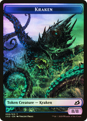 {Kraken Token} // {Human Soldier Token} (#05)\nIkoria: Lair of Behemoths\nSingle\nMagic The Gathering