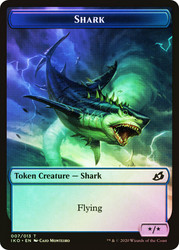 {Shark Token} // {Human Soldier Token} (#05)\nIkoria: Lair of Behemoths\nSingle\nMagic The Gathering