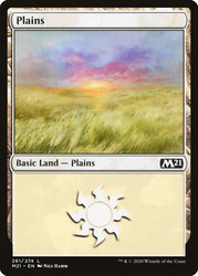 Plains (#261)\nCore Set 2021\nSingle\nMagic The Gathering