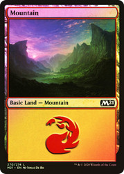 Mountain (#270)\nCore Set 2021\nSingle\nMagic The Gathering