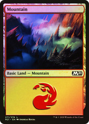 Mountain (#271)\nCore Set 2021\nSingle\nMagic The Gathering