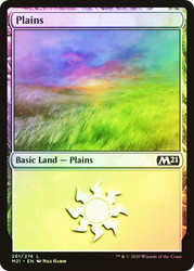 Plains (#261)\nCore Set 2021\nSingle\nMagic The Gathering