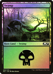 Swamp (#266)\nCore Set 2021\nSingle\nMagic The Gathering