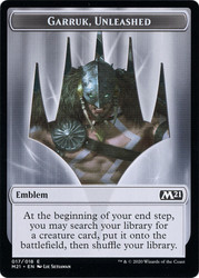 {Garruk Emblem}\nCore Set 2021\nSingle\nMagic The Gathering