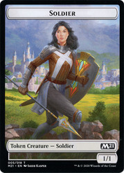 {Soldier Token}\nCore Set 2021\nSingle\nMagic The Gathering