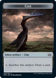 {Clue Token}\nDouble Masters\nSingle\nMagic The Gathering