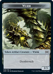 {Wurm Token} (Deathtouch)\nDouble Masters\nSingle\nMagic The Gathering