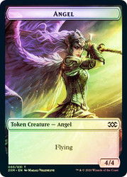 {Angel Token} // {Human Soldier Token}\nDouble Masters\nSingle\nMagic The Gathering
