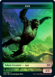 {Ape Token} // {Germ Token}\nDouble Masters\nSingle\nMagic The Gathering