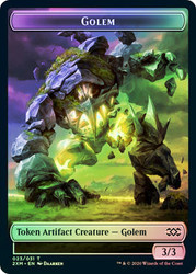{Golem Token} // {Thopter Token} (#08)\nDouble Masters\nSingle\nMagic The Gathering