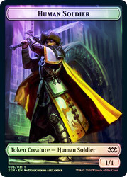 {Human Soldier Token} // {Servo Token}\nDouble Masters\nSingle\nMagic The Gathering