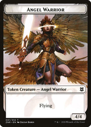 {Angel Warrior Token}\nZendikar Rising\nSingle\nMagic The Gathering