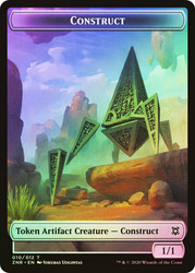 {Construct Token} // {Illusion Token}\nZendikar Rising\nSingle\nMagic The Gathering