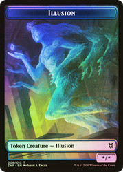 {Illusion Token} // {Plant Token}\nZendikar Rising\nSingle\nMagic The Gathering