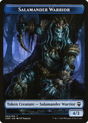 {Salamander Warrior Token}\nCommander Legends\nSingle\nMagic The Gathering