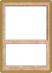 {Blank Card} (2001) (Not Tournament Legal)\nWorld Championship\nSingle\nMagic The Gathering