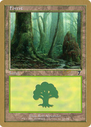Forest (2002 Raphael Levy) (7th Edition) (#329)
World Championships
Single
Magic: The Gathering
