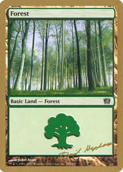 Forest (2003 Dave Humpherys) (8th Edition) (#350) (Not Tournament Legal)\nWorld Championship\nSingle\nMagic The Gathering