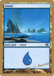 Island (2003 Dave Humpherys) (8th Edition) (#336) (Not Tournament Legal)\nWorld Championship\nSingle\nMagic The Gathering