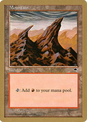 Mountain (1999 Kai Budde) (Tempest) (B) (Not Tournament Legal)\nWorld Championship\nSingle\nMagic The Gathering