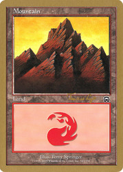 Mountain (2001 Tom van de Logt) (Mercadian Masques) (#343) (Not Tournament Legal)\nWorld Championship\nSingle\nMagic The Gathering