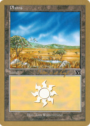 Plains (2000 Tom van de Logt) (6th Edition) (#331) (Not Tournament Legal)\nWorld Championship\nSingle\nMagic The Gathering