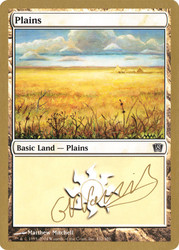 Plains (2004 Gabriel Nassif) (8th Edition) (#332) (Not Tournament Legal)\nWorld Championship\nSingle\nMagic The Gathering