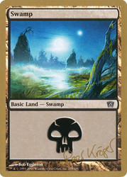 Swamp (2003 Peer Kroger) (8th Edition) (#339) (Not Tournament Legal)\nWorld Championship\nSingle\nMagic The Gathering