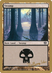 Swamp (2003 Wolfgang Eder) (8th Edition) (#342) (Not Tournament Legal)\nWorld Championship\nSingle\nMagic The Gathering