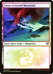 Snow-Covered Mountain (#282)\nKaldheim\nSingle\nMagic The Gathering
