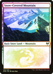Snow-Covered Mountain (#283)\nKaldheim\nSingle\nMagic The Gathering