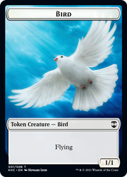 {Bird Token} // {Spirit Token}\nKaldheim Commander\nSingle\nMagic The Gathering