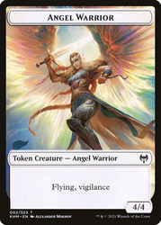 {Angel Warrior Token}\nKaldheim\nSingle\nMagic The Gathering