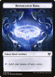 {Replicated Ring Token}\nKaldheim\nSingle\nMagic The Gathering