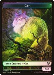 {Cat Token} // {Dwarf Berserker Token}\nKaldheim\nSingle\nMagic The Gathering